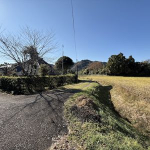 物件へ向かう道路①